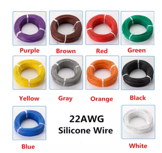 22 AWG Silicone Rubber Insulated Wire