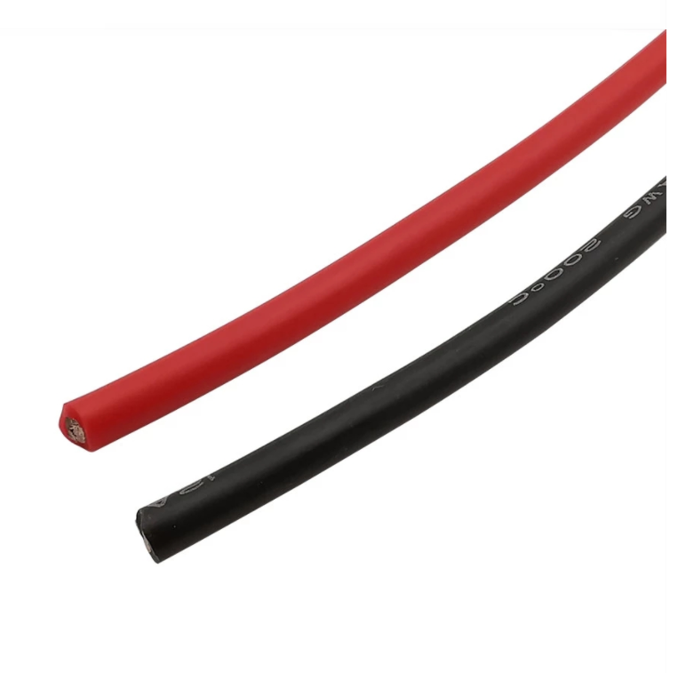 12AWG Silicone Rubber Wire Cable Red and Black