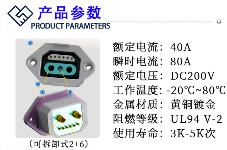 2+6 multi-function adapter