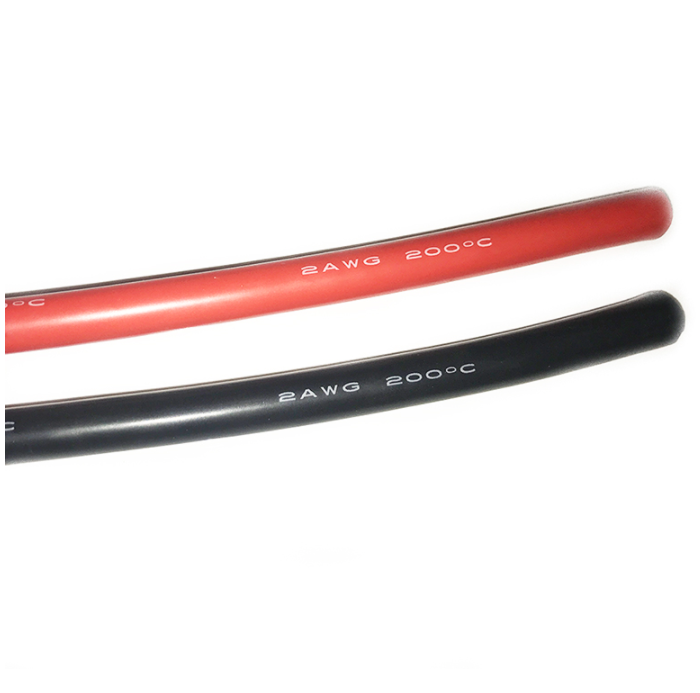 2AWG Super Soft Silicone Insulated High Temperature Flexible Heat-Resistant Lighting Line Electronic Copper Wire