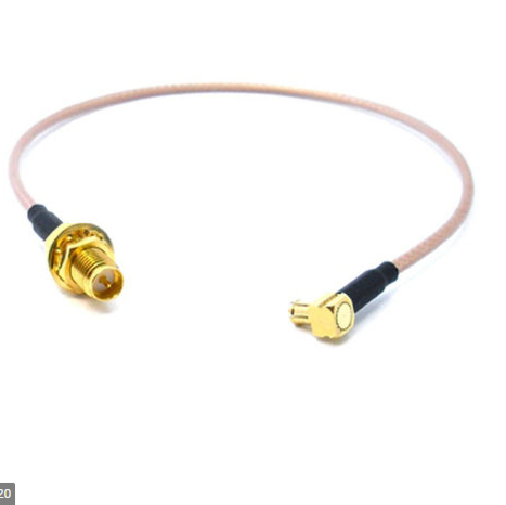 SMA Female to MMCX Male RF Pigtail Coaxial Cable RG316