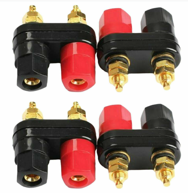 Audio Speaker Amplifier Terminal Binding Post 4mm Banana Plug Jack