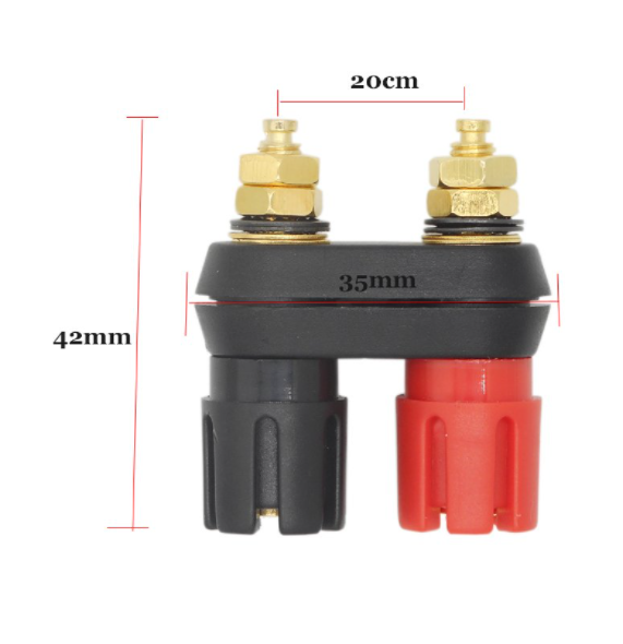 Audio Speaker Amplifier Terminal Binding Post 4mm Banana Plug Jack