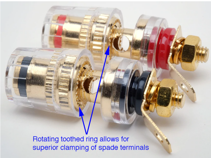 Gold Plated Insulated 5-Way Binding Post