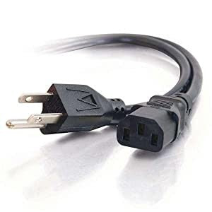 3 Prong USA Style Power Cord NEMA 5-15P to IEC C13 Power Cord